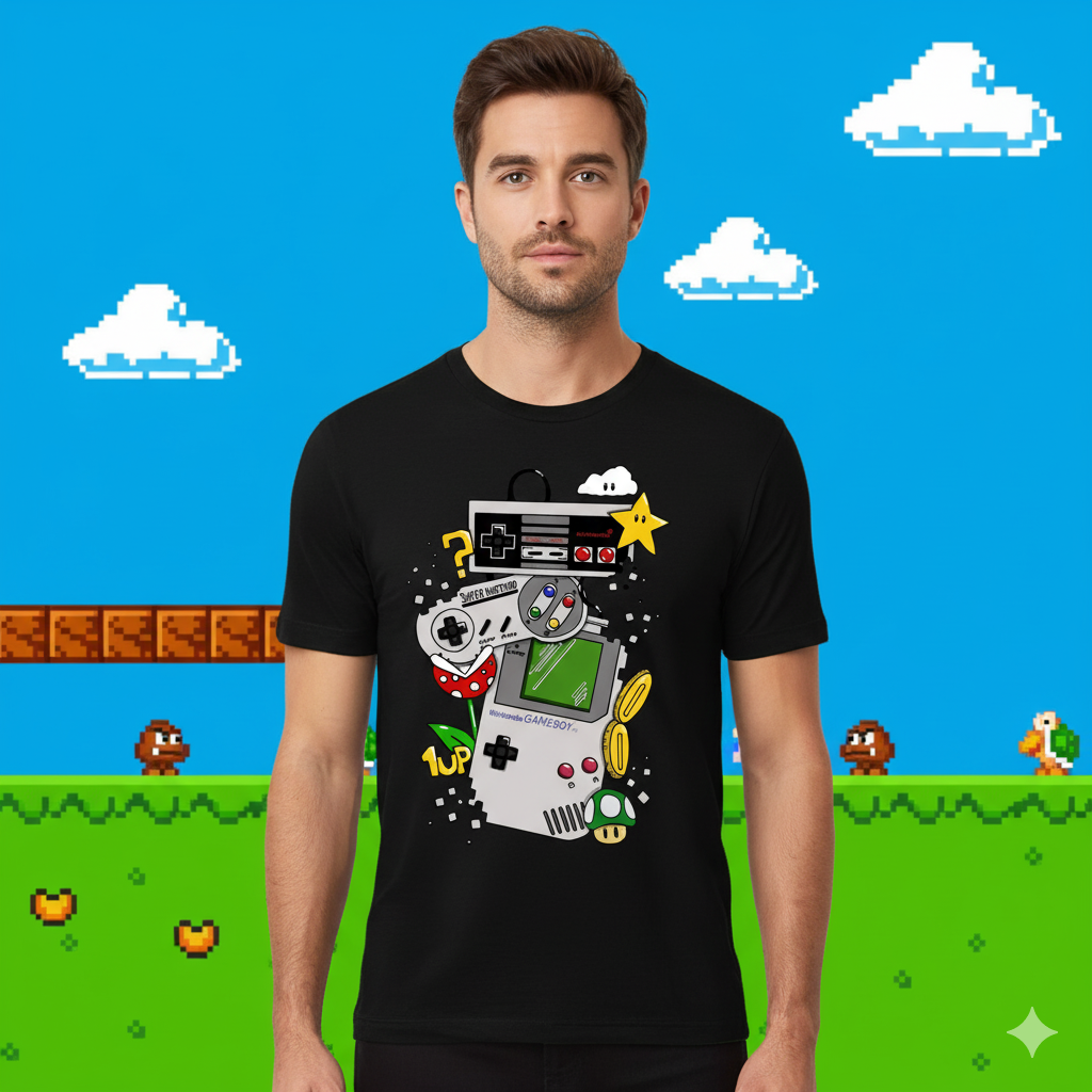 Retro Gaming - Unisex Classic Crew T-Shirt