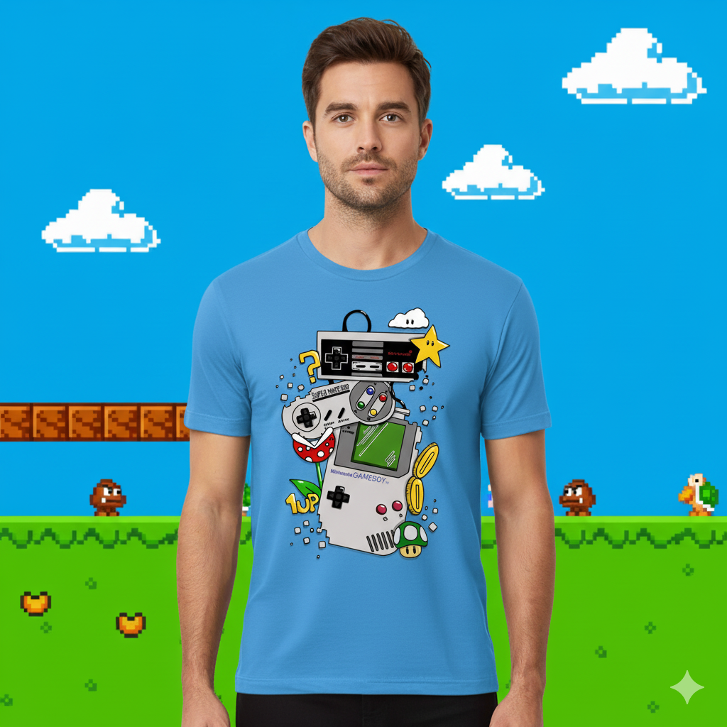 Retro Gaming - Unisex Classic Crew T-Shirt