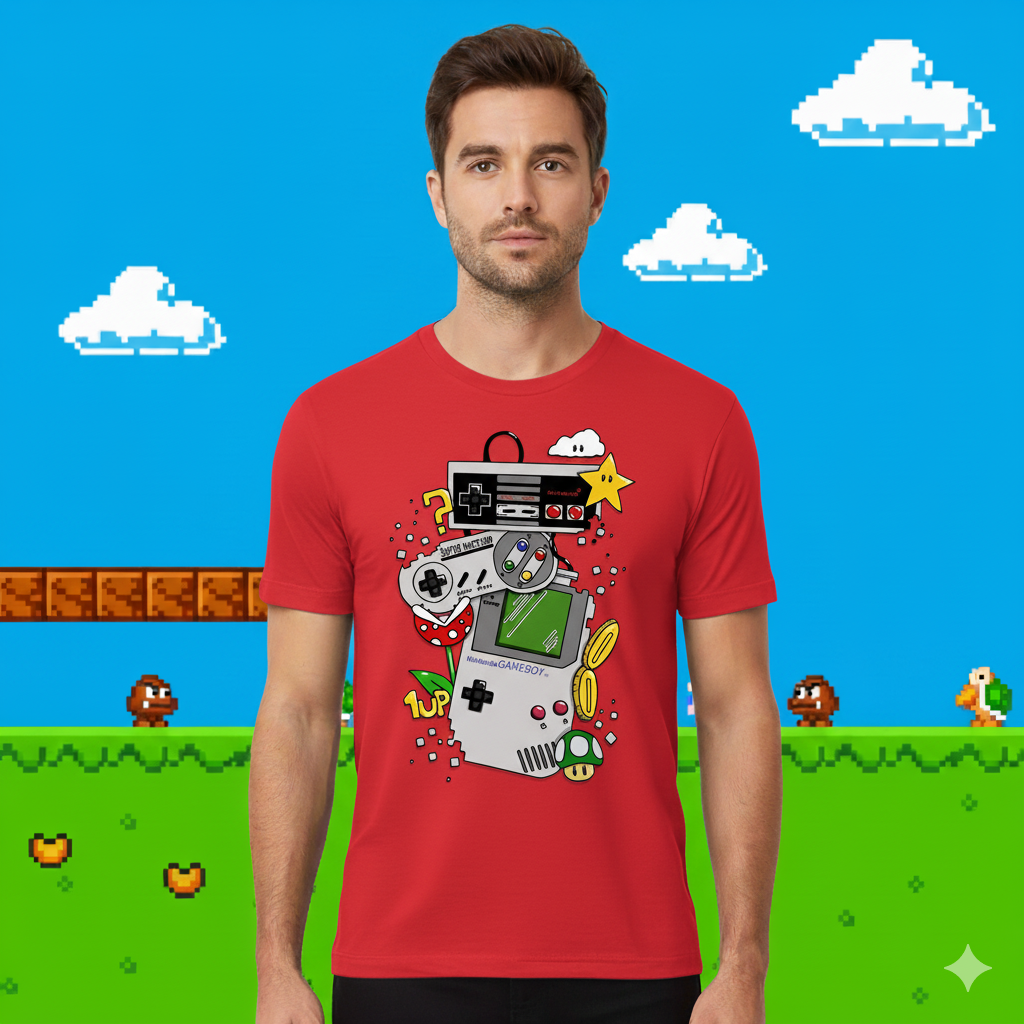 Retro Gaming - Unisex Classic Crew T-Shirt